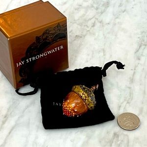 Jay Strongwater Acorn Trinket Box